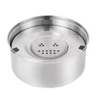 1L/3L Large Capacity Stainless Steel Dog Bowl Floating Water Bowl Non-Spill