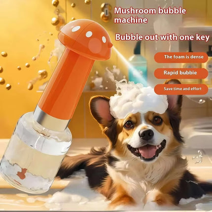 Handheld Pet Shampoo Foamer Dispenser Bottle for Dog Cat Grooming Bath Salon