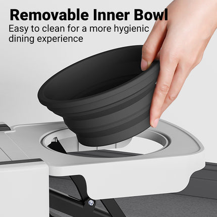 Foldable Pet Dining Food Bowl Table Non Slip for Dogs Cats Home Travel Daily Use