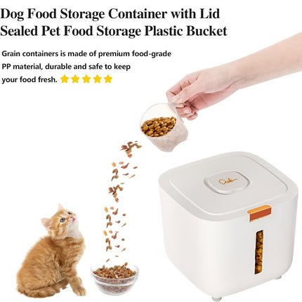 Pet Large Storage Bucket Food Sealed Container Airtight Moisture Proof Durable