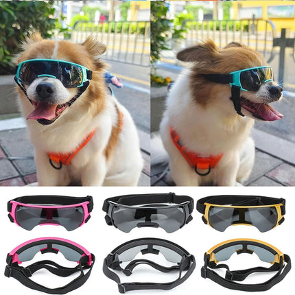 Pet Dog Sunglasses Goggles UV Eye Shield for Small Dogs Outdoor Travel Sunshade