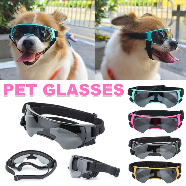Pet Dog Sunglasses Goggles UV Eye Shield for Small Dogs Outdoor Travel Sunshade