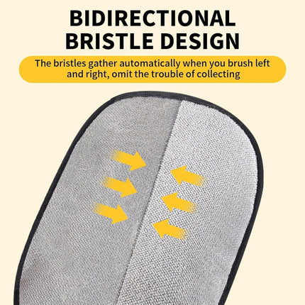 2PCS Dual Direction Pet Static Hair Removal Cleaning Gloves Universal Size