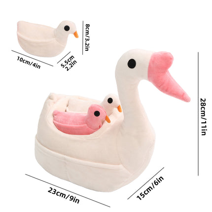 Goose Pet Chew Toy Interactive Bite Resistant Durable for Dogs Puppies Use