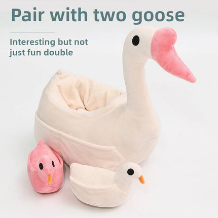 Goose Pet Chew Toy Interactive Bite Resistant Durable for Dogs Puppies Use