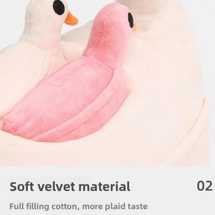 Goose Pet Chew Toy Interactive Bite Resistant Durable for Dogs Puppies Use