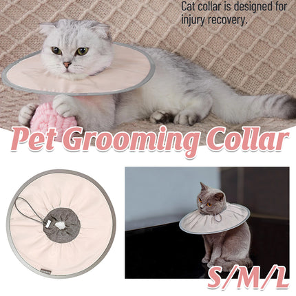 Pet Recovery Collar Cat Neck Cone Anti Licking Biting Protective Collar Healing