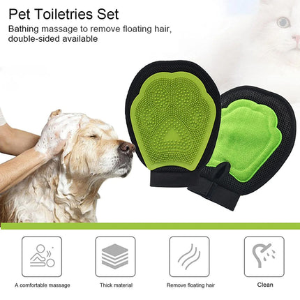 3PCS Pet Grooming Cleaning Kit Pet Hair Remover Tools for Home Pet Care Supplies