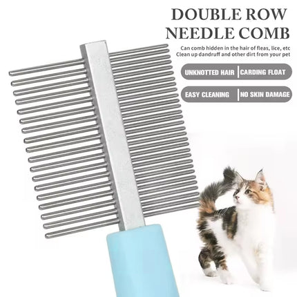 Small Pet Grooming Kit Comb Brush Nail Clipper Set Cat Dog Hair Care Essentials