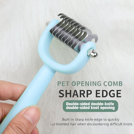 Small Pet Grooming Kit Comb Brush Nail Clipper Set Cat Dog Hair Care Essentials