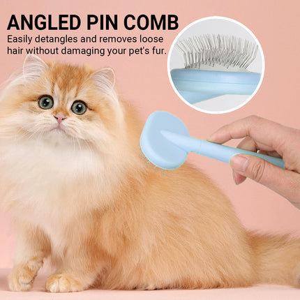 Small Pet Grooming Kit Comb Brush Nail Clipper Set Cat Dog Hair Care Essentials