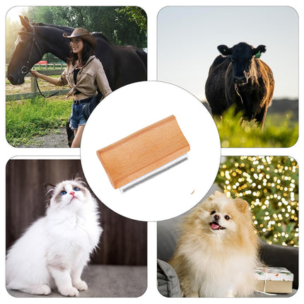 Pet Hair Brush for Dogs Cats Grooming Tool Shedding Brush Long Short Hair Use