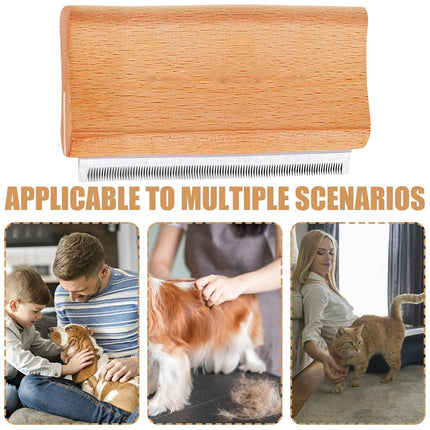 Pet Hair Brush for Dogs Cats Grooming Tool Shedding Brush Long Short Hair Use
