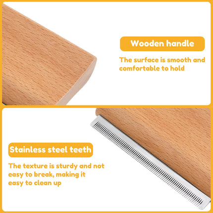 Pet Hair Brush for Dogs Cats Grooming Tool Shedding Brush Long Short Hair Use