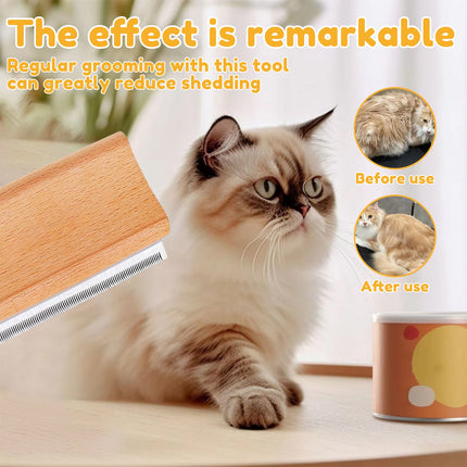 Pet Hair Brush for Dogs Cats Grooming Tool Shedding Brush Long Short Hair Use