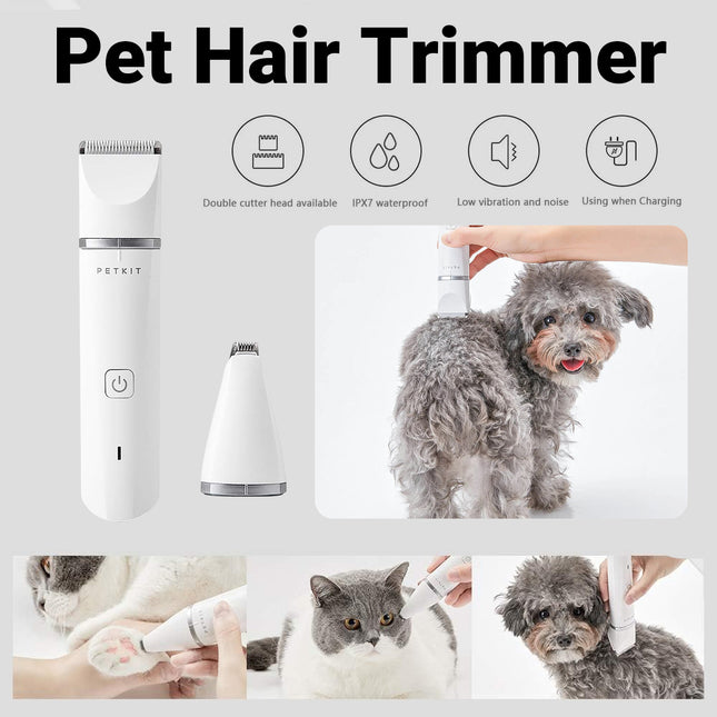 Petkit Pet Hair Clipper Professional Cutting Tool IPX7 Waterproof for Dogs Cats