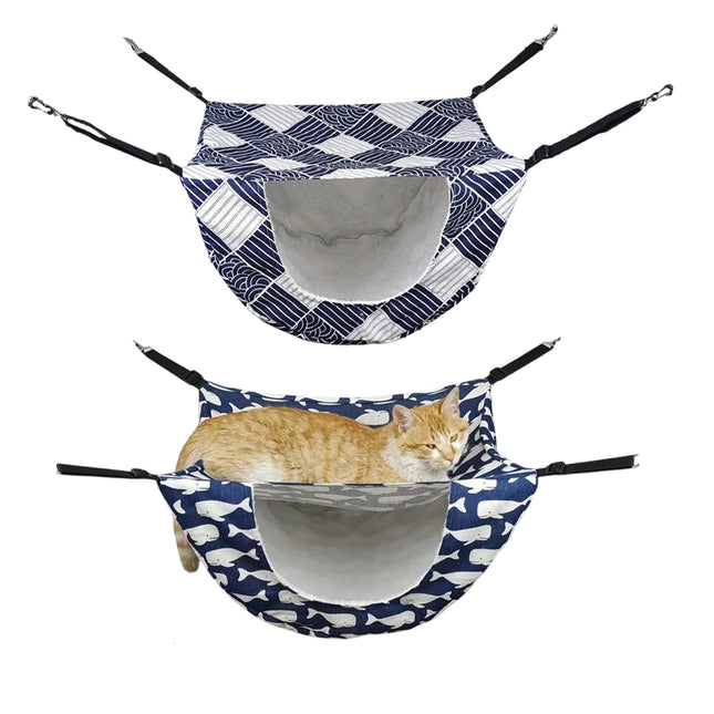 Cat Hammock Hanging Bed Cage Nest Soft Pet House Basket Cat Sleeping Supplies