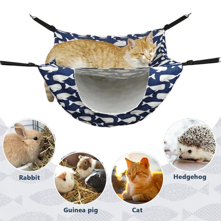 Cat Hammock Hanging Bed Cage Nest Soft Pet House Basket Cat Sleeping Supplies