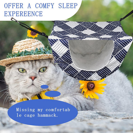 Cat Hammock Hanging Bed Cage Nest Soft Pet House Basket Cat Sleeping Supplies