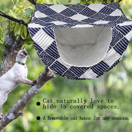 Cat Hammock Hanging Bed Cage Nest Soft Pet House Basket Cat Sleeping Supplies