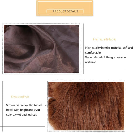 Pet Horn Wigs Headwear Adjustable for Dogs Cats Soft Comfortable Decoration