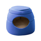 Pet Nest Tree Hole Design Cat Bed Dog House Soft Cozy Sleeping Cave for Indoor