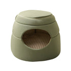 Pet Nest Tree Hole Design Cat Bed Dog House Soft Cozy Sleeping Cave for Indoor