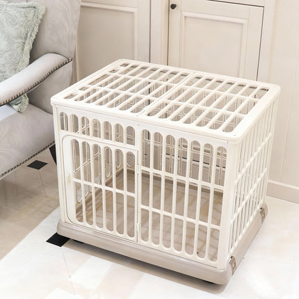 Resin Pet Cage 64x49x50cm Small Pet Cage Durable Aesthetic for Dogs Cats Use