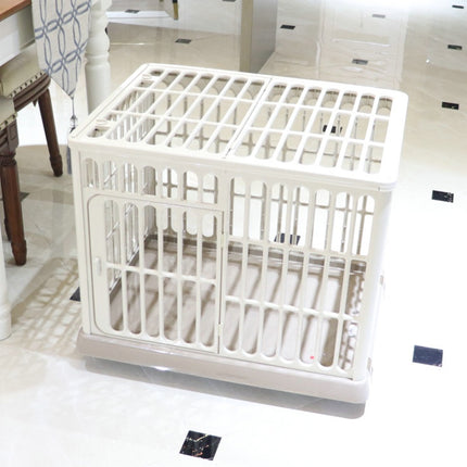 Resin Pet Cage 64x49x50cm Small Pet Cage Durable Aesthetic for Dogs Cats Use
