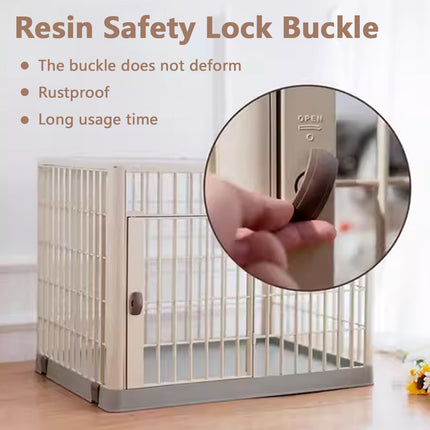 Resin Pet Cage 64x49x50cm Small Pet Cage Durable Aesthetic for Dogs Cats Use