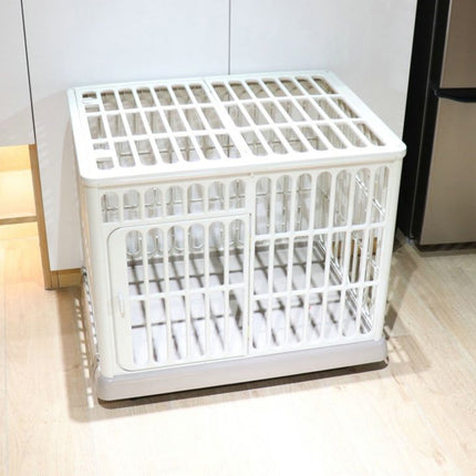 Resin Pet Cage 64x49x50cm Small Pet Cage Durable Aesthetic for Dogs Cats Use
