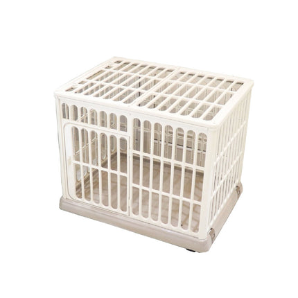 Resin Pet Cage 64x49x50cm Small Pet Cage Durable Aesthetic for Dogs Cats Use