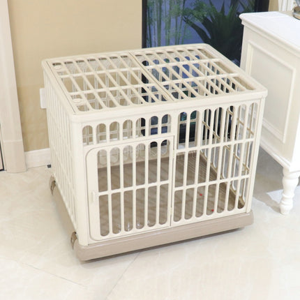 Resin Pet Cage 64x49x50cm Small Pet Cage Durable Aesthetic for Dogs Cats Use