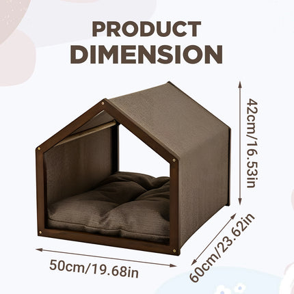 Cat Dog Pet Tent House Pet Bed Kitten Puppy Soft Comfortable Indoor Outdoor