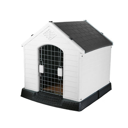 Outdoor Dog House Large Kennel Rainproof Removable Washable Pet Cage Shelter