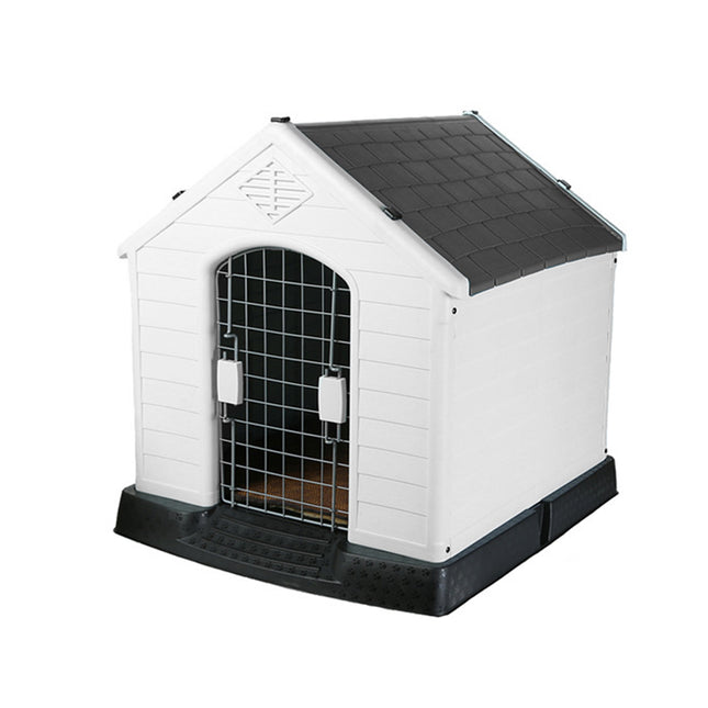 Outdoor Dog House Large Kennel Rainproof Removable Washable Pet Cage Shelter