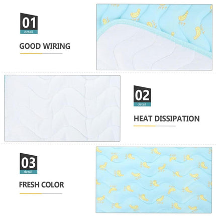 Pet Cooling Mat Ice Silk Summer Bed Pad Breathable Sleeping Cushion for Cats Dog
