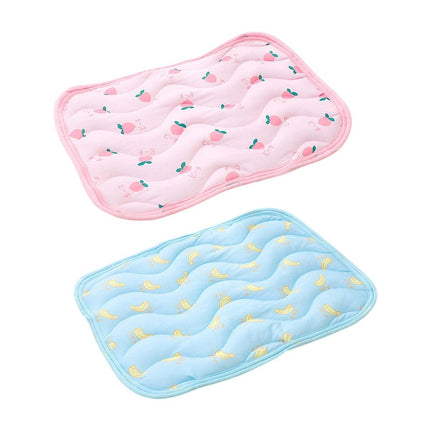 Pet Cooling Mat Ice Silk Summer Bed Pad Breathable Sleeping Cushion for Cats Dog