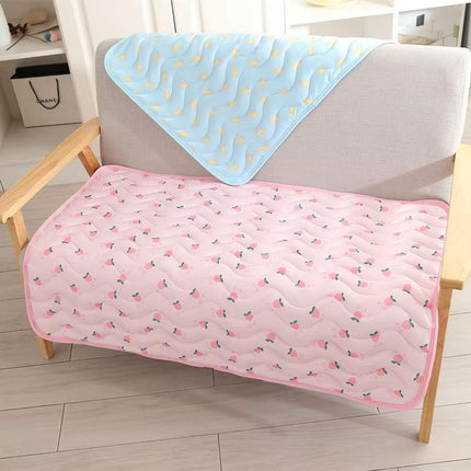 Pet Cooling Mat Ice Silk Summer Bed Pad Breathable Sleeping Cushion for Cats Dog