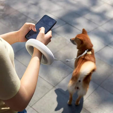 3m Retractable Pet Leash UFO Design Dog and Cat Walking Lead Adjustable Handle