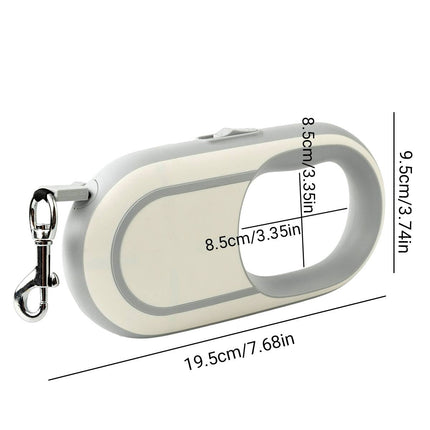 5m Retractable Dog Leash Heavy Duty Anti Escape Lead Black or Grey up to 40kg