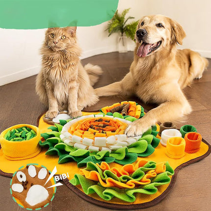 Sniff Pad Dog Energy Consuming Pet Leak Puzzle Toy Hide Snacks Relieve Boredom