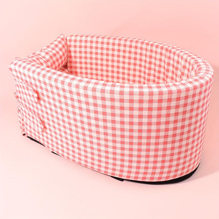 Portable Pet Console Seat for Travel Comfort Small Dog Cat Carrier Bed