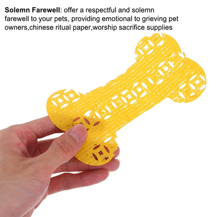 Pet Funeral Sacrificial Burning Paper Kitten Dog Memorial Pet Funeral Offering