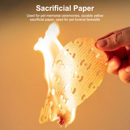 Pet Funeral Sacrificial Burning Paper Kitten Dog Memorial Pet Funeral Offering