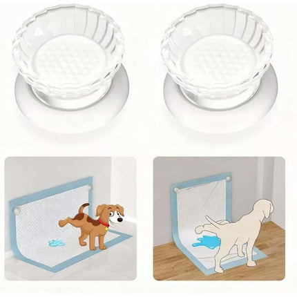 2PCS Pet Toilet Pad Holder Secure Wall Floor Fixing Clip