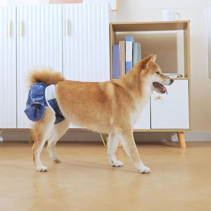 Pet Dog Diapers Female Pants Soft Breathable Underwear Reusable Sanitary Briefs