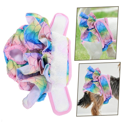 Pet Dog Diapers Female Pants Soft Breathable Underwear Reusable Sanitary Briefs