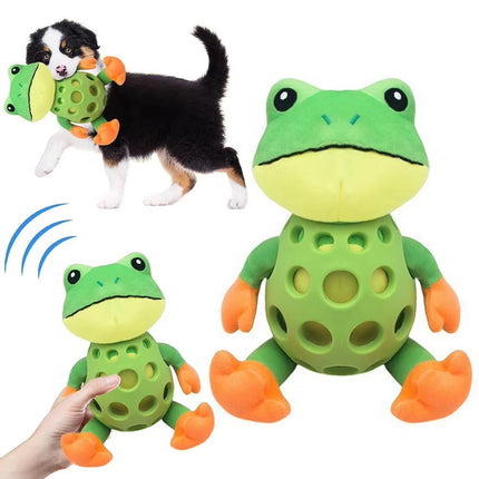 Pet Chew Resistant Teething Squeaky Toy Durable For Dog Cat Puppy Kitten Play