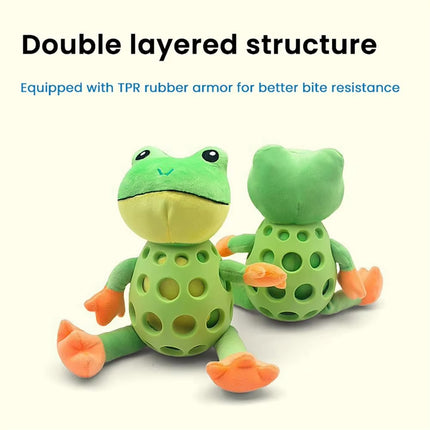 Pet Chew Resistant Teething Squeaky Toy Durable For Dog Cat Puppy Kitten Play